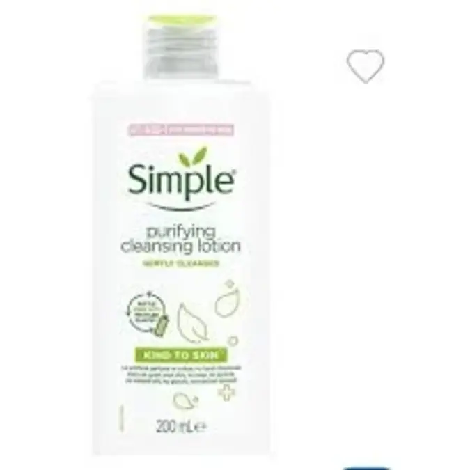 Simple Skin Purifying Cleansing Lotion 200ml